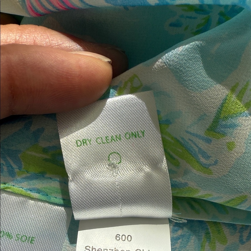 Lilly Pulitzer Pastel Floral Sheer Top - Picture 9 of 11